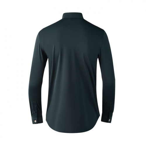Replica Armani Shirts Long Sleeved For Men #809074 $85.00 USD for Wholesale