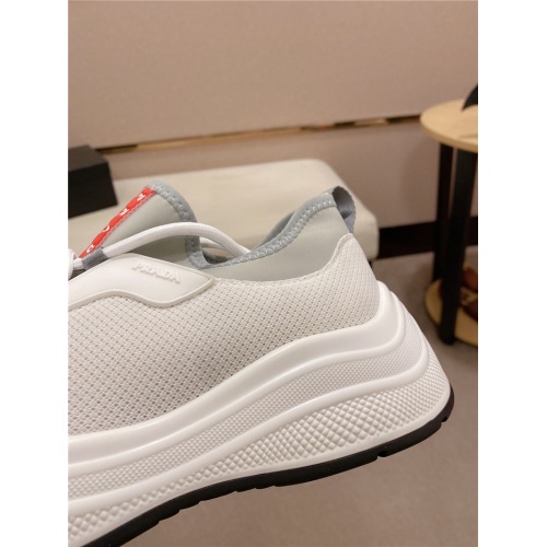 Replica Prada Casual Shoes For Men #809089 $92.00 USD for Wholesale