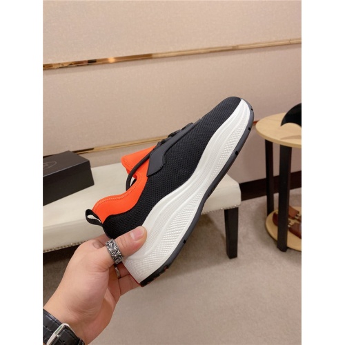 Replica Prada Casual Shoes For Men #809091 $92.00 USD for Wholesale