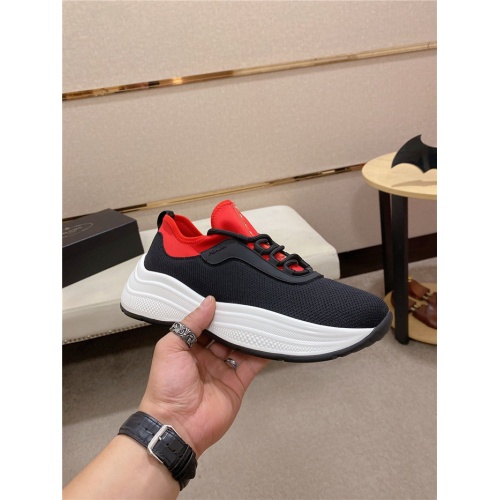 Replica Prada Casual Shoes For Men #809093 $92.00 USD for Wholesale