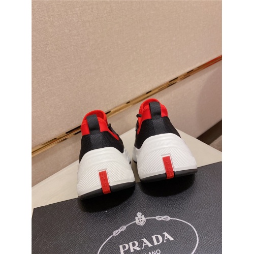 Replica Prada Casual Shoes For Men #809093 $92.00 USD for Wholesale