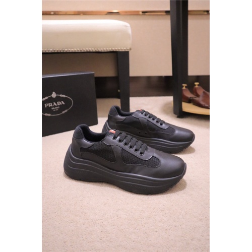 Replica Prada Casual Shoes For Men #809097 $96.00 USD for Wholesale