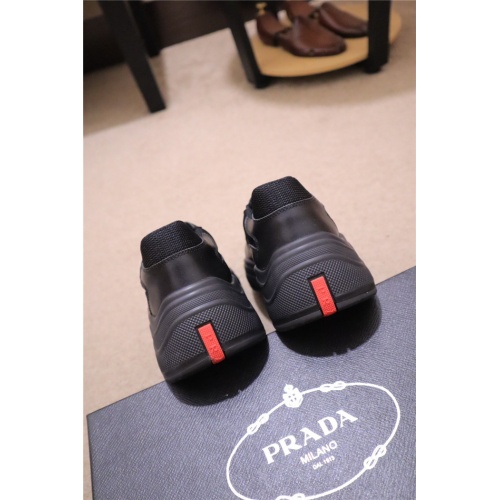 Replica Prada Casual Shoes For Men #809097 $96.00 USD for Wholesale