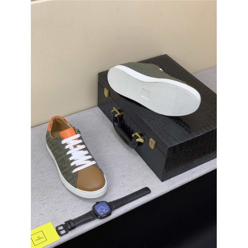 Replica Fendi Casual Shoes For Men #809121 $72.00 USD for Wholesale