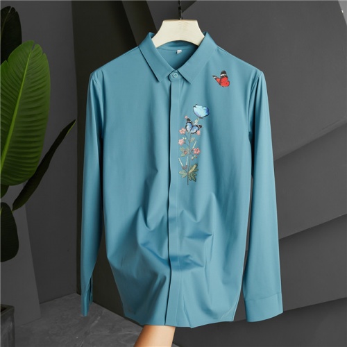 Dolce &amp; Gabbana D&amp;G Shirts Long Sleeved For Men #809252 $85.00 USD, Wholesale Replica Dolce &amp; Gabbana D&amp;G Shirts