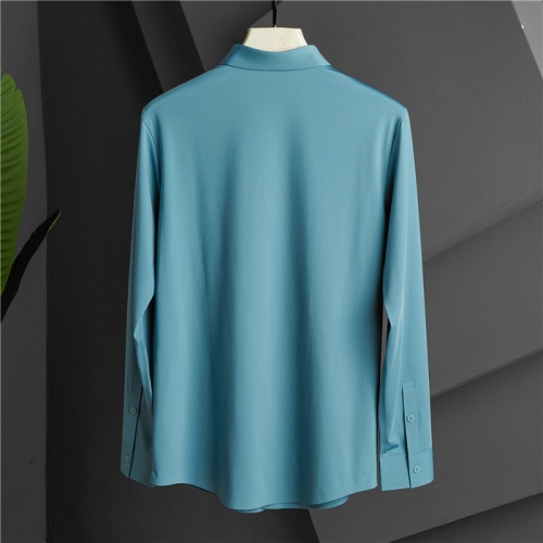 Replica Armani Shirts Long Sleeved For Men #809266 $85.00 USD for Wholesale