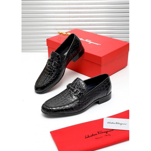 Salvatore Ferragamo Leather Shoes For Men #809504 $80.00 USD, Wholesale Replica Salvatore Ferragamo Leather Shoes