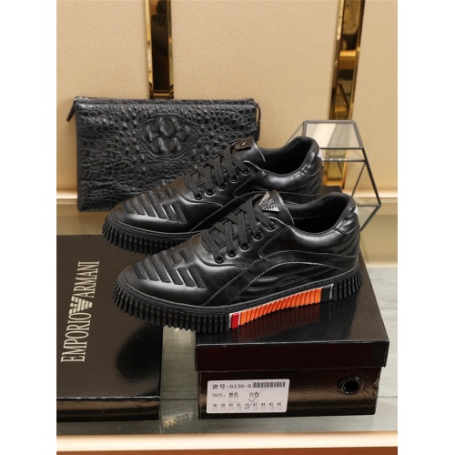 Replica Armani Casual Shoes For Men #809517 $82.00 USD for Wholesale