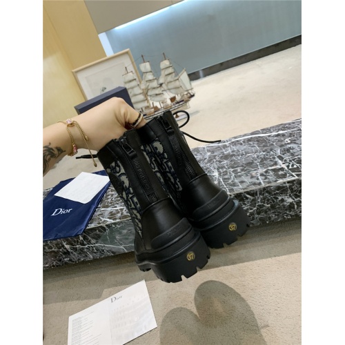 Replica Christian Dior Boots For Women #809573 $105.00 USD for Wholesale