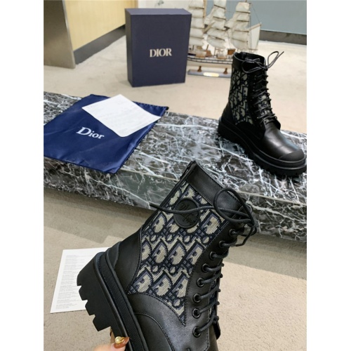 Replica Christian Dior Boots For Women #809573 $105.00 USD for Wholesale