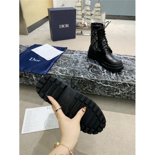 Replica Christian Dior Boots For Women #809573 $105.00 USD for Wholesale