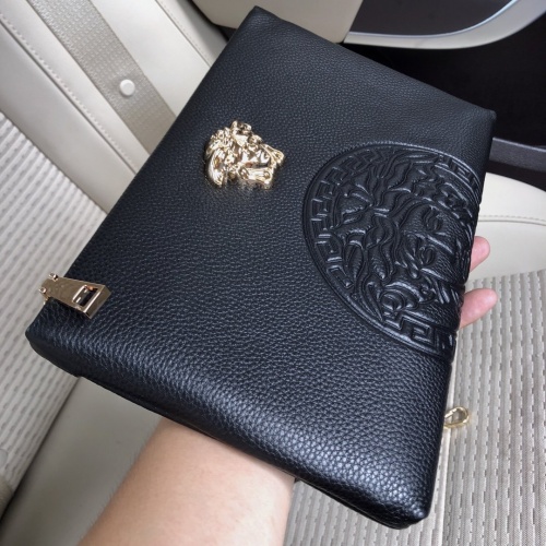 Replica Versace AAA Man Wallets #809587 $82.00 USD for Wholesale