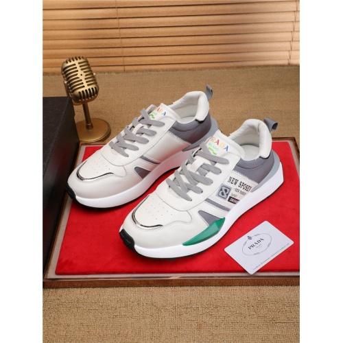Replica Prada Casual Shoes For Men #810161 $82.00 USD for Wholesale