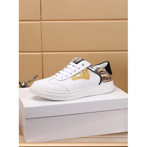 Replica Versace Casual Shoes For Men #810180 $76.00 USD for Wholesale
