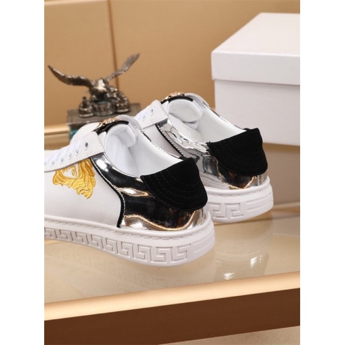 Replica Versace Casual Shoes For Men #810180 $76.00 USD for Wholesale