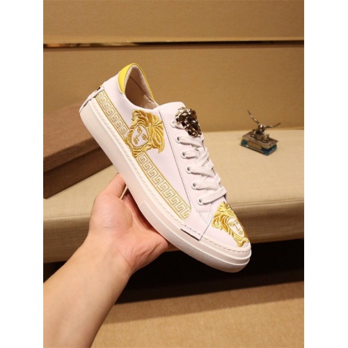 Replica Versace Casual Shoes For Men #810184 $76.00 USD for Wholesale