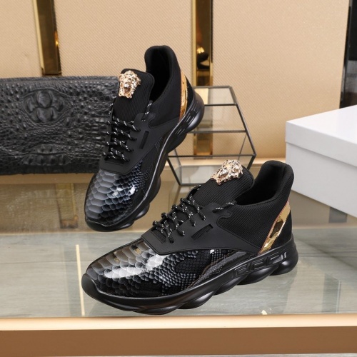 Versace Casual Shoes For Men #810213 $80.00 USD, Wholesale Replica Versace Casual Shoes