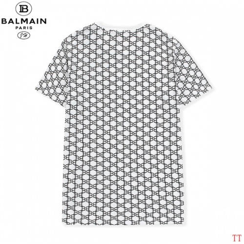 Replica Balmain T-Shirts Short Sleeved For Men #810250 $27.00 USD for Wholesale