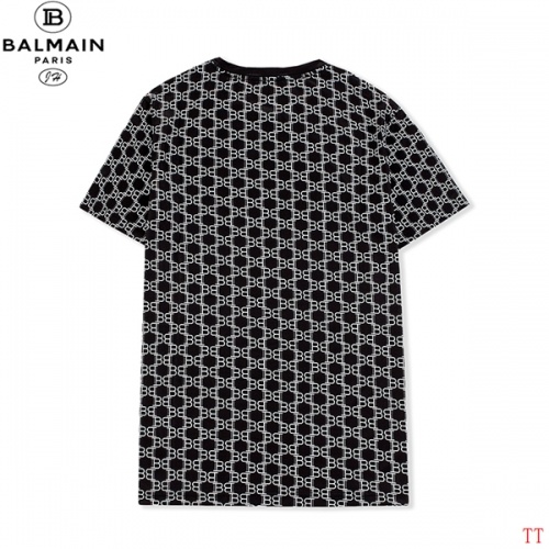 Replica Balmain T-Shirts Short Sleeved For Men #810251 $27.00 USD for Wholesale