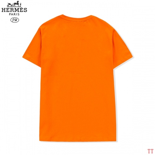 Replica Hermes T-Shirts Short Sleeved For Men #810262 $27.00 USD for Wholesale