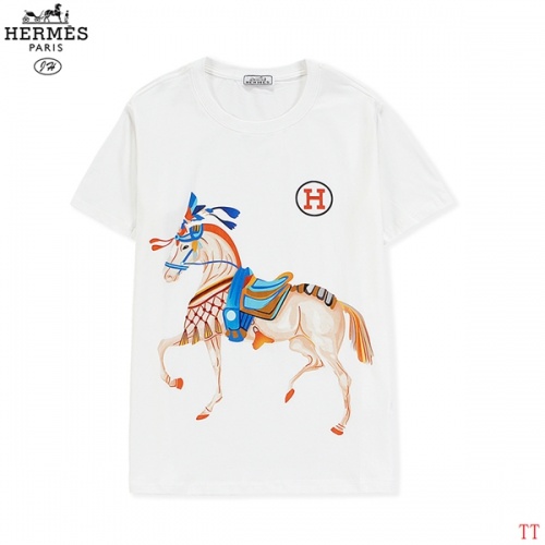 Hermes T-Shirts Short Sleeved For Men #810263 $27.00 USD, Wholesale Replica Hermes T-Shirts