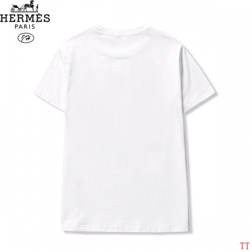 Replica Hermes T-Shirts Short Sleeved For Men #810263 $27.00 USD for Wholesale