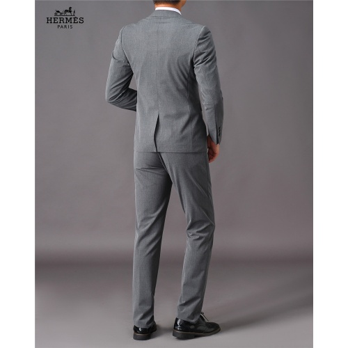 Replica Hermes Two-Piece Suits Long Sleeved For Men #810540 $88.00 USD for Wholesale