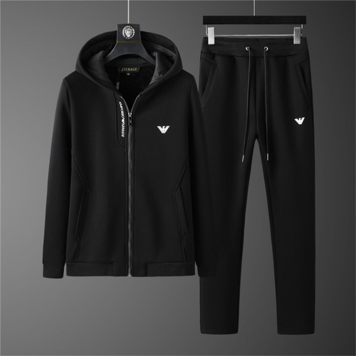 Armani Tracksuits Long Sleeved For Men #810566 $102.00 USD, Wholesale Replica Armani Tracksuits