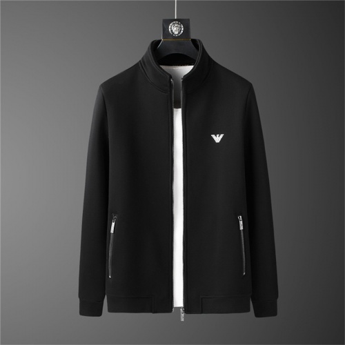 Replica Armani Tracksuits Long Sleeved For Men #810568 $102.00 USD for Wholesale