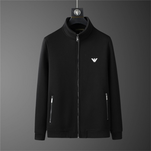 Replica Armani Tracksuits Long Sleeved For Men #810568 $102.00 USD for Wholesale