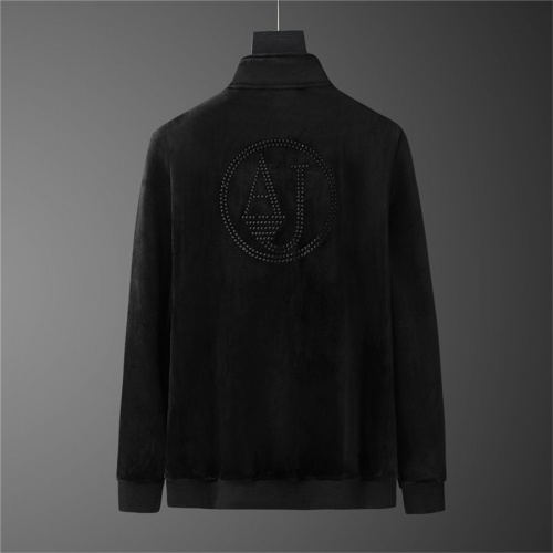 Replica Armani Tracksuits Long Sleeved For Men #810574 $98.00 USD for Wholesale