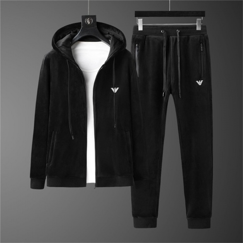 Armani Tracksuits Long Sleeved For Men #810578 $98.00 USD, Wholesale Replica Armani Tracksuits