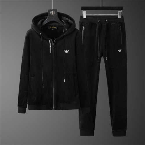 Armani Tracksuits Long Sleeved For Men #810583 $98.00 USD, Wholesale Replica Armani Tracksuits