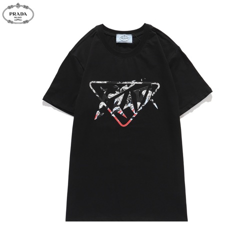 Prada T-Shirts Short Sleeved For Men #810779 $27.00 USD, Wholesale Replica Prada T-Shirts