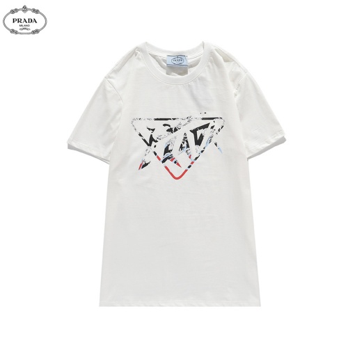 Prada T-Shirts Short Sleeved For Men #810780 $27.00 USD, Wholesale Replica Prada T-Shirts