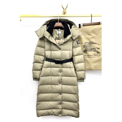 Replica Burberry Down Feather Coat Long Sleeved For Women #810786 $259.00 USD for Wholesale