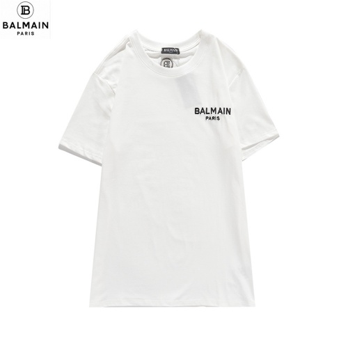 Balmain T-Shirts Short Sleeved For Men #810791 $27.00 USD, Wholesale Replica Balmain T-Shirts