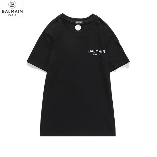 Balmain T-Shirts Short Sleeved For Men #810792 $27.00 USD, Wholesale Replica Balmain T-Shirts
