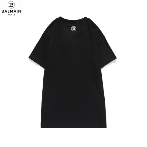 Replica Balmain T-Shirts Short Sleeved For Men #810792 $27.00 USD for Wholesale
