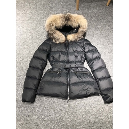 Moncler Down Feather Coat Long Sleeved For Women #810819 $221.00 USD, Wholesale Replica Moncler Down Feather Coat