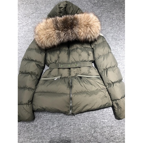 Moncler Down Feather Coat Long Sleeved For Women #810820 $221.00 USD, Wholesale Replica Moncler Down Feather Coat