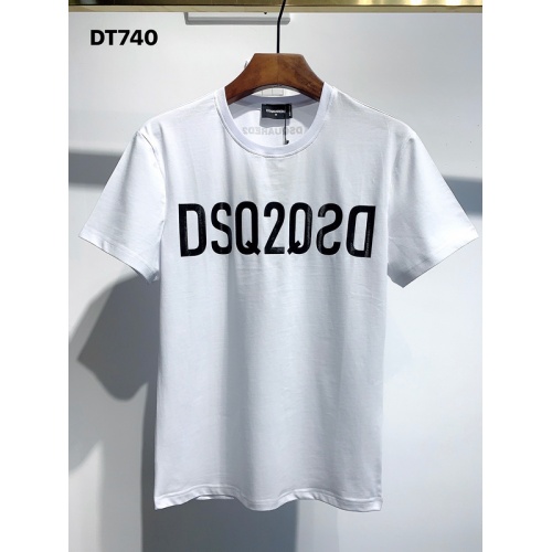 Dsquared T-Shirts Short Sleeved For Men #810863 $26.00 USD, Wholesale Replica Dsquared T-Shirts