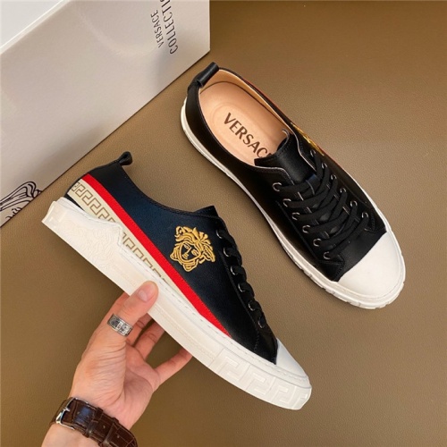 Replica Versace Casual Shoes For Men #810925 $76.00 USD for Wholesale