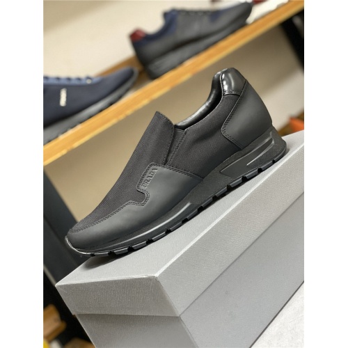 Replica Prada Casual Shoes For Men #811036 $82.00 USD for Wholesale