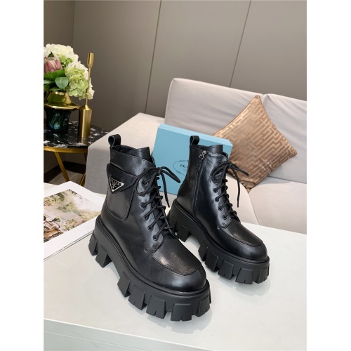 Replica Prada Boots For Women #811049 $115.00 USD for Wholesale