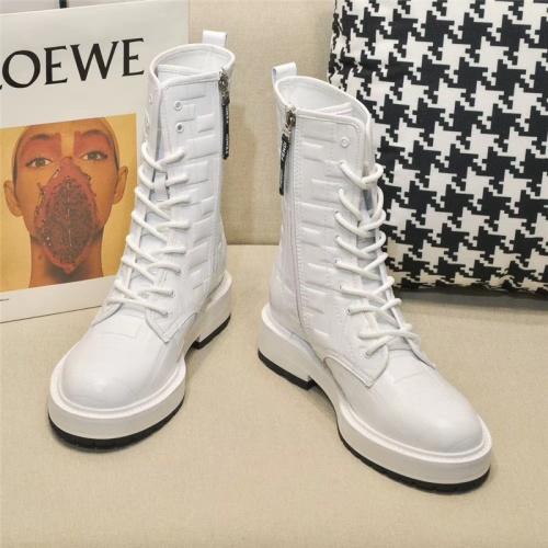 Replica Fendi Boots For Women #811066 $122.00 USD for Wholesale