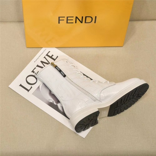 Replica Fendi Boots For Women #811066 $122.00 USD for Wholesale