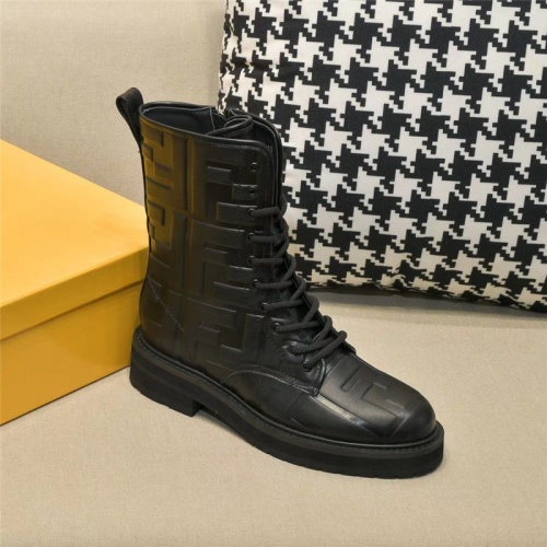 Replica Fendi Boots For Women #811067 $122.00 USD for Wholesale