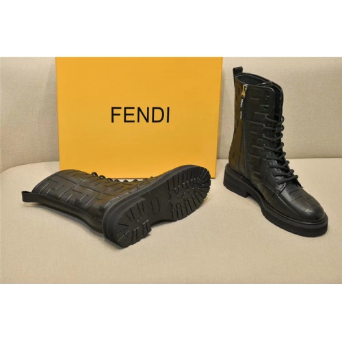 Replica Fendi Boots For Women #811067 $122.00 USD for Wholesale