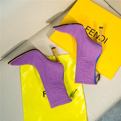 Replica Fendi Boots For Women #811070 $100.00 USD for Wholesale